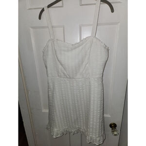 Speechless textured white dress. Size XL